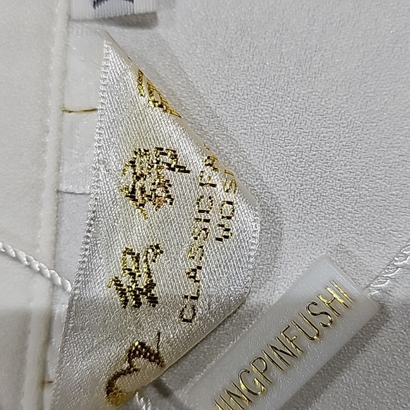 Vintage lace ruffle high collar blouse size XXL. - Picture 14 of 15